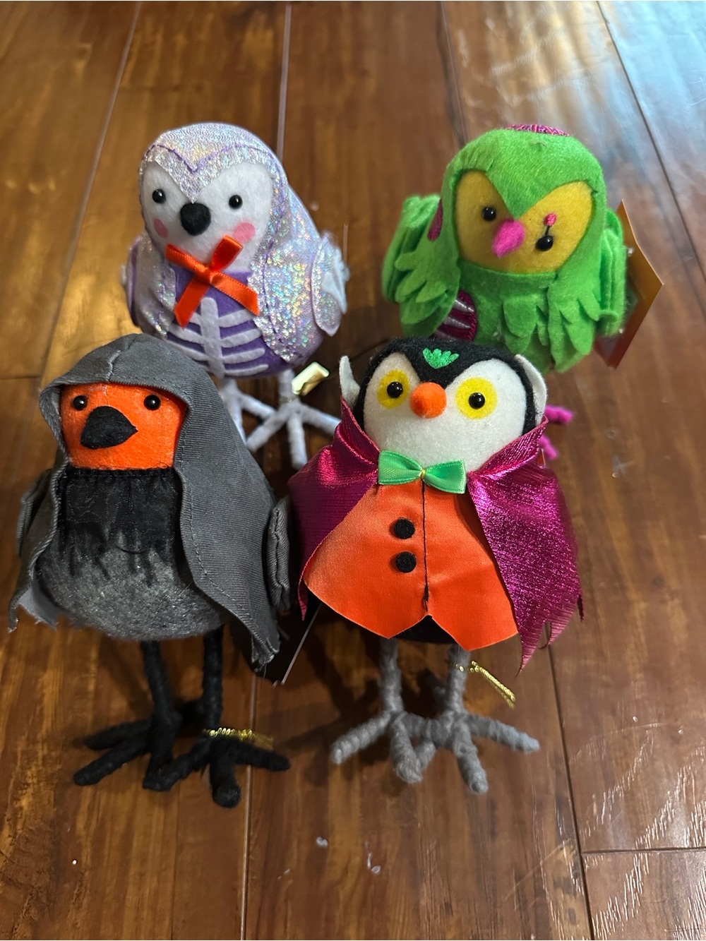 Target Hyde & EEK Featherly Friends Halloween 4 Bird Set 2025 NWT